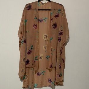 Love in Floral Sheer Kimono